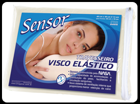 Travesseiro Visco Elástico Sensor 
